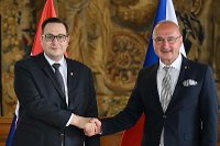 Ministr Lipavský přivítal v Praze chorvatského ministra zahraničí Grliće Radmana