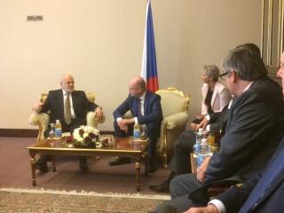 Setkání s Ibráhímem Dža'farím, ministrem zahraničí Iráku