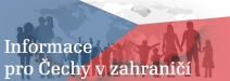 Informace pro Čechy žijící v zahraničí - banner