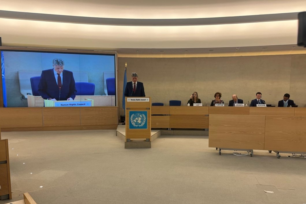Státní tajemník Rubeš na zasedání Rady OSN pro lidská práva
