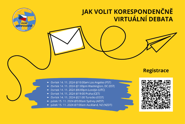Virtuální debata ke korespondenční volbě