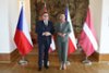 Ministr Lipavský v Praze přivítal ministryni zahraničních věcí Lotyšska Baibu Braže / Minister Lipavský Welcomed Latvian Foreign Minister Baiba Braže in Prague