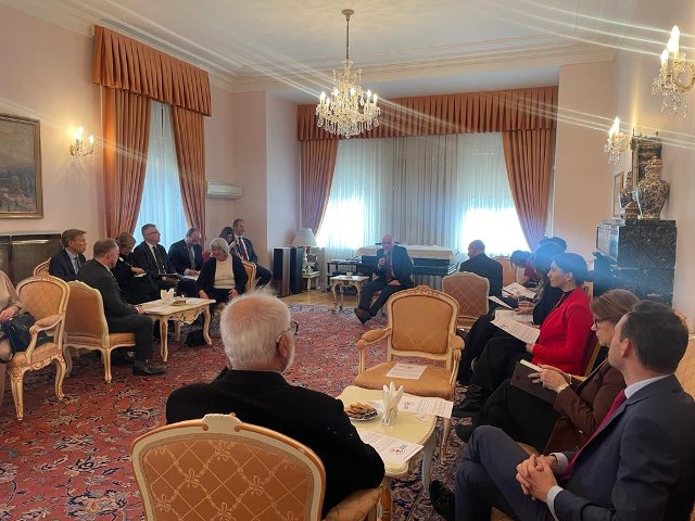 Turkish human rights defenders met with Ambassadors of EU at the Czech Residence