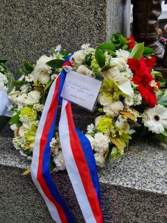 Wreath laid on behalf of the Consulate General of the Czech Republic in Sydney