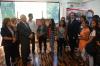 El Embajador Pavel Bechný con los directivos de la Universidad Inca Garcilaso de la Vega y estudiantes