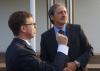 Ministr Martin Stropnický a Jörundur Valtýsson, islandský Chief of Defence, před zahájením jednání v Reykjavíku dne 24. 8. 2015