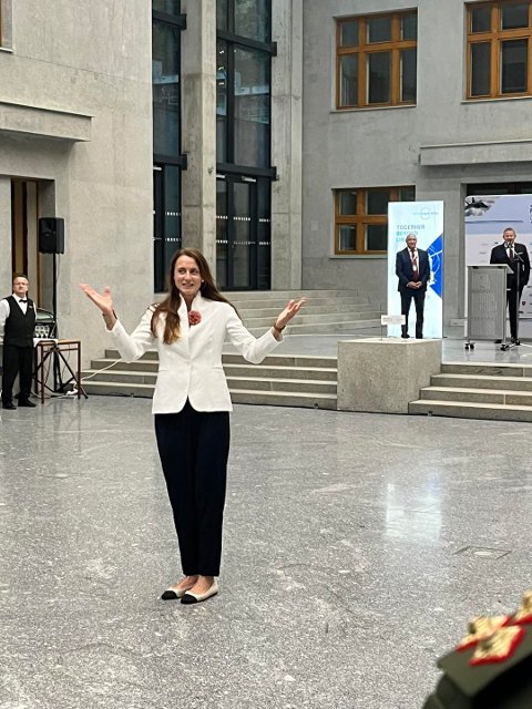 Junior Deputy Minster of Defence Radka Konderlová