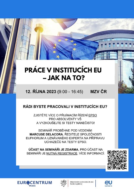 Seminář k přípravě na výběrová řízení do institucí EU