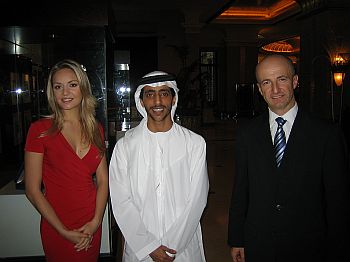 Taťána Kuchařová, Nasser Omar Al Butti a Luděk Sekyra