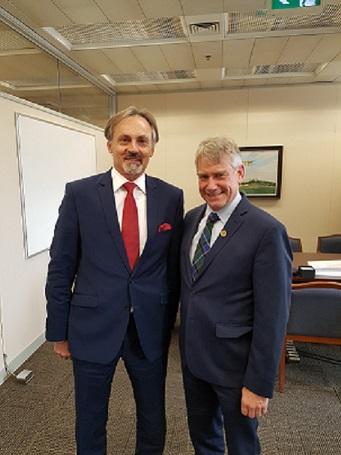 Consul General Ivan Počuch met with the parliamentary assistant of premier Ford