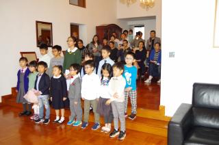 Lidice 2018 - parents and teachers came to support the children 