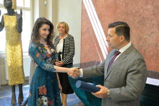 Slavnostní předání diplomů absolventům Diplomatické akademie ročníku 2020