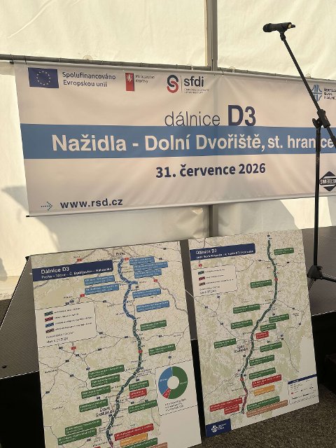 Neuer Abschnitt der Autobahn D3 eröffnet