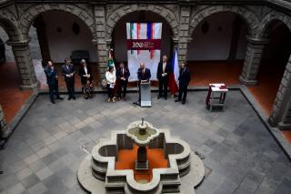 Inaugurace výstavy 100 let diplomatických vztahů 