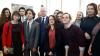 Le Premier ministre Monsieur Bohuslav Sobotka avec les étudiants de la langue tchèque des universités de Paris.