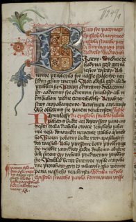 L´Evangéliaire d´Olomouc,un des plus précieux évangéliaire en tchèque, 1ère moitié du XVème siècle.
