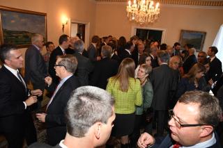 The guests at the reception (photo: Hasse Ferrold) 