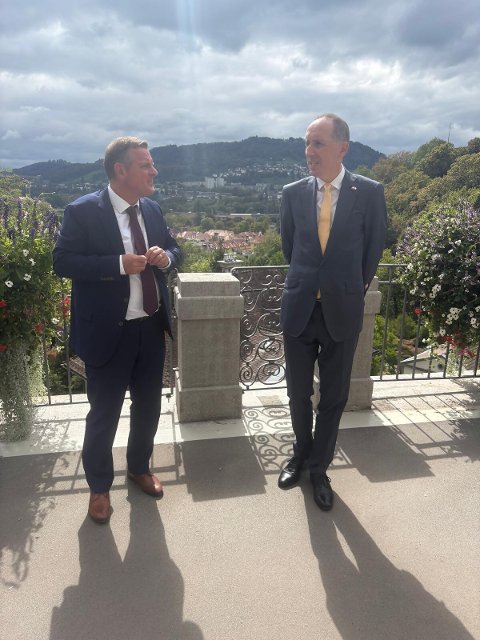 Consultations of First Deputy Minister of Foreign Affairs of the Czech Republic Jiří Brodský in Bern