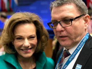  Ministr Zaorálek se zástupkyní národního bezpečnostního poradce KT McFarland. 