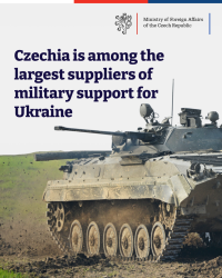 Czechia is among the largest supliers of military support for Ukraine