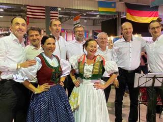 Český stánek na tradičním Bazar International v Lucemburku
