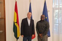 Český velvyslanec v Akkře se setkal s ghanským účastníkem programu Cool Czechia 2025/Czech Ambassador in Accra Meets Ghanaian Participant of Cool Czechia 2025 Programme