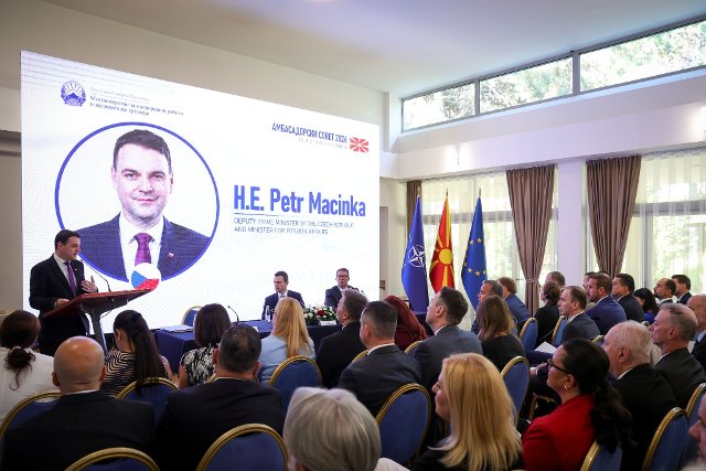 Návštěva českého místopředsedy vlády a ministra zahraničních věcí Petra Macinky v Severní Makedonii