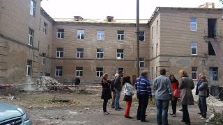 Реконструкція гуртожитків у Бахмуті (Фото: Донбас СОС) 
