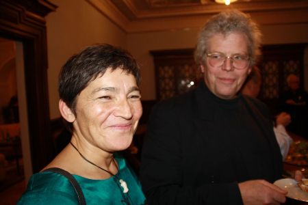 Pia Rosing Heilmann, teacher of Greenlandic, and journalist Steen Ulrik Johannessen