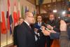 premiér Sobotka při příjezdu na Evropskou radu