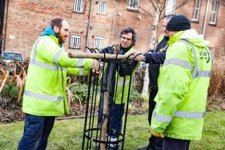 Planting a Pear Tree from Lidice in Stoke-on-Trent on 20 February 2018 