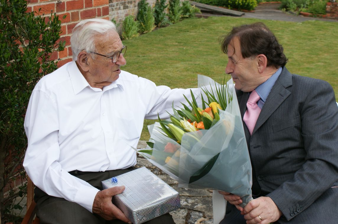 Sir Nicholas with Ambassador Zantovsky
