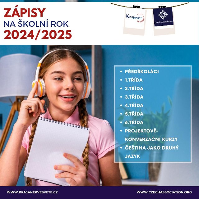 Zápisy na školní rok 2024/2025