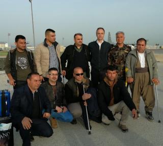 Second group of Peshmerga for medical treatment in Prague