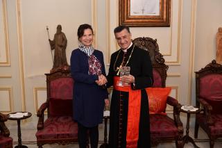 Meeting with Patriarch Béchara Butrus Raï