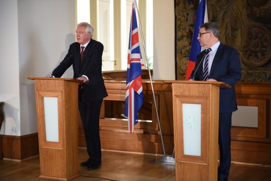 Ministr Zaorálek jednal s ministrem pro odchod Velké Británie z EU Davisem