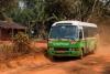 The new Wandering Bus on its way from Kabilon to Yaoundé.