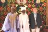 Emir of Daura with the ambassador P. Mikeš and Mr. Sani Burji