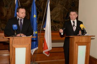   Lubomír Zaorálek a Marian Jurečka    