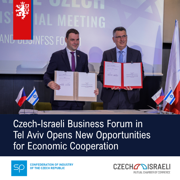 Czech-Israeli Business Forum in Tel Aviv