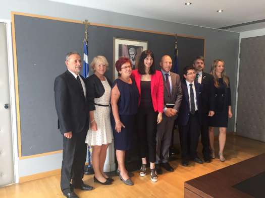 Přijetí české delegace ministryní cestovního ruchu 