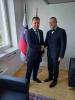 State Secretary of the Office of the Prime Minister of the Republic of Slovenia Igor Mally and Ambassador of the Czech Republic in Ljubljana Juraj Chmiel