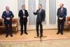 Číše vína s novými velvyslanci dne 27. ledna 2016