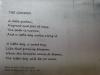 Báseň napsaná v Terezíně / A poem written in Theresienstadt