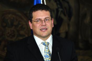 Eurokomisař Maroš Šefčovič