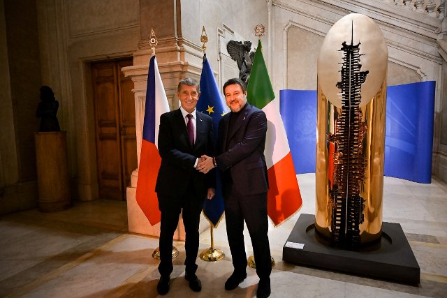 Předseda vlády Andrej Babiš jednal v Římě s italskou premiérkou Giorgiou Meloni