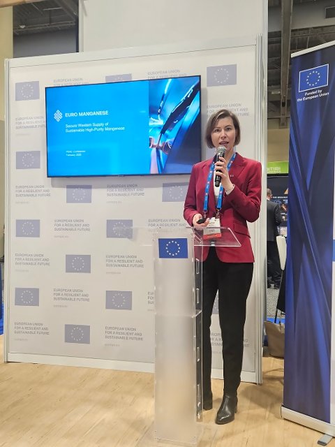 Projekt těžby manganu ve Chvaleticích upoutal na veletrhu pozornost