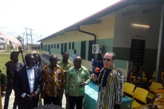 represatative of Ghana Vamed + minister Kweku Agyeman-Manu