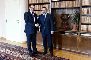 Náměstek Tlapa přijal velvyslance Austrálie