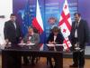 Ministr Schwarzenberg podepisuje společné prohlášení k 20. výročí podpisu navázání diplomatických vztahů s Gruzií